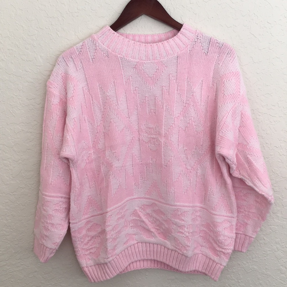 [Vintage] Pink Oversized Sweater